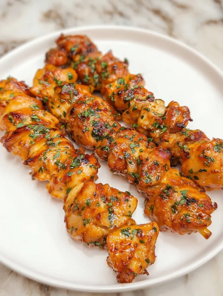 Air Fryer Chicken Skewers