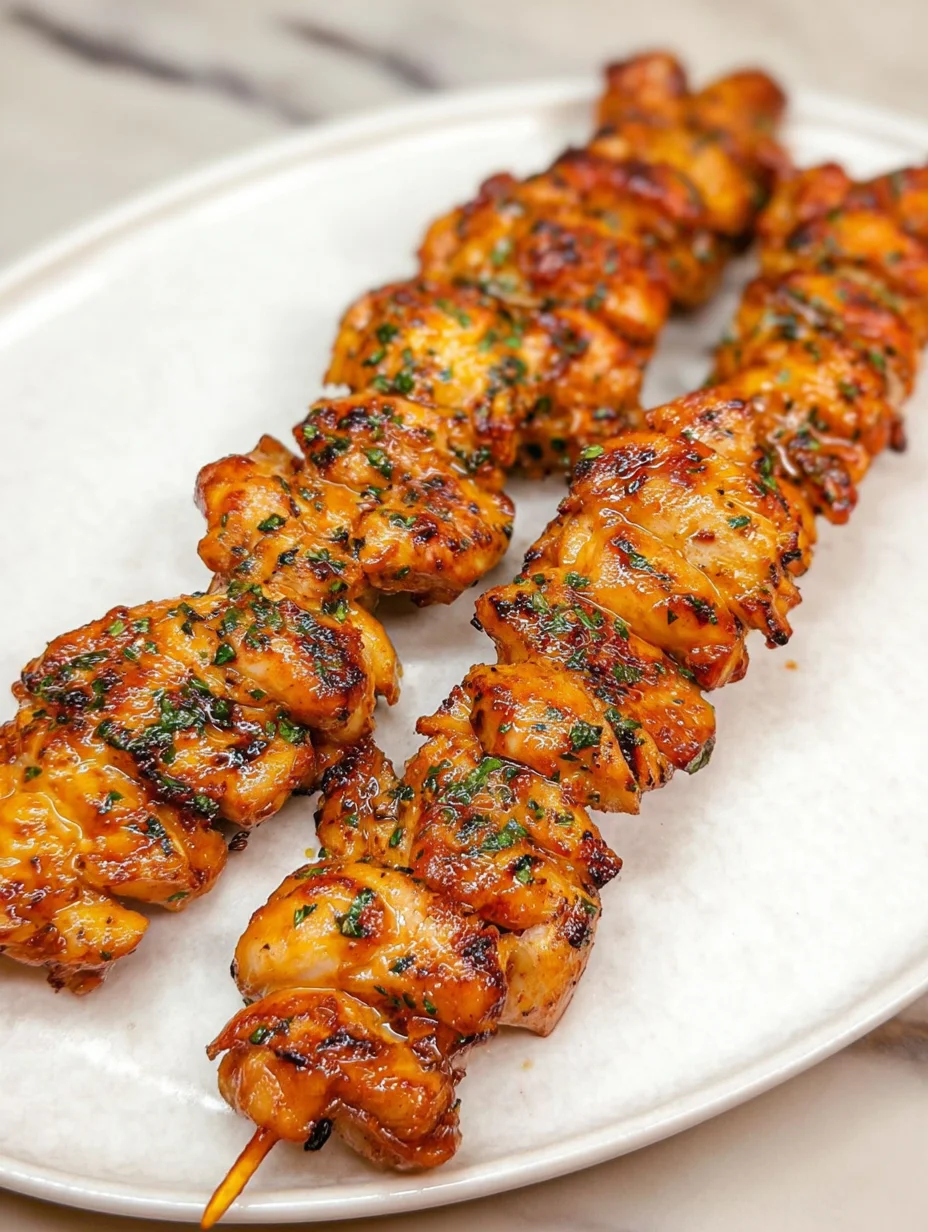 Air Fryer Chicken Skewers