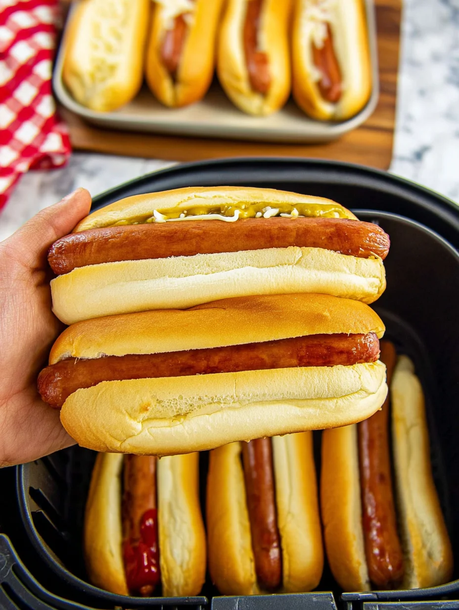 Air Fryer Hot Dogs