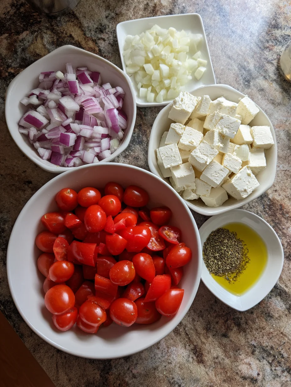 Baked Feta Eggs