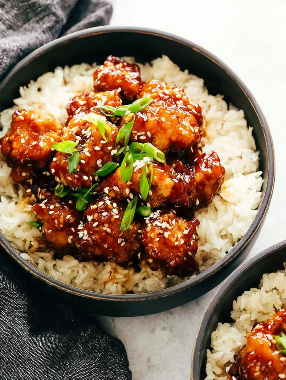 Baked Honey Sesame Chicken