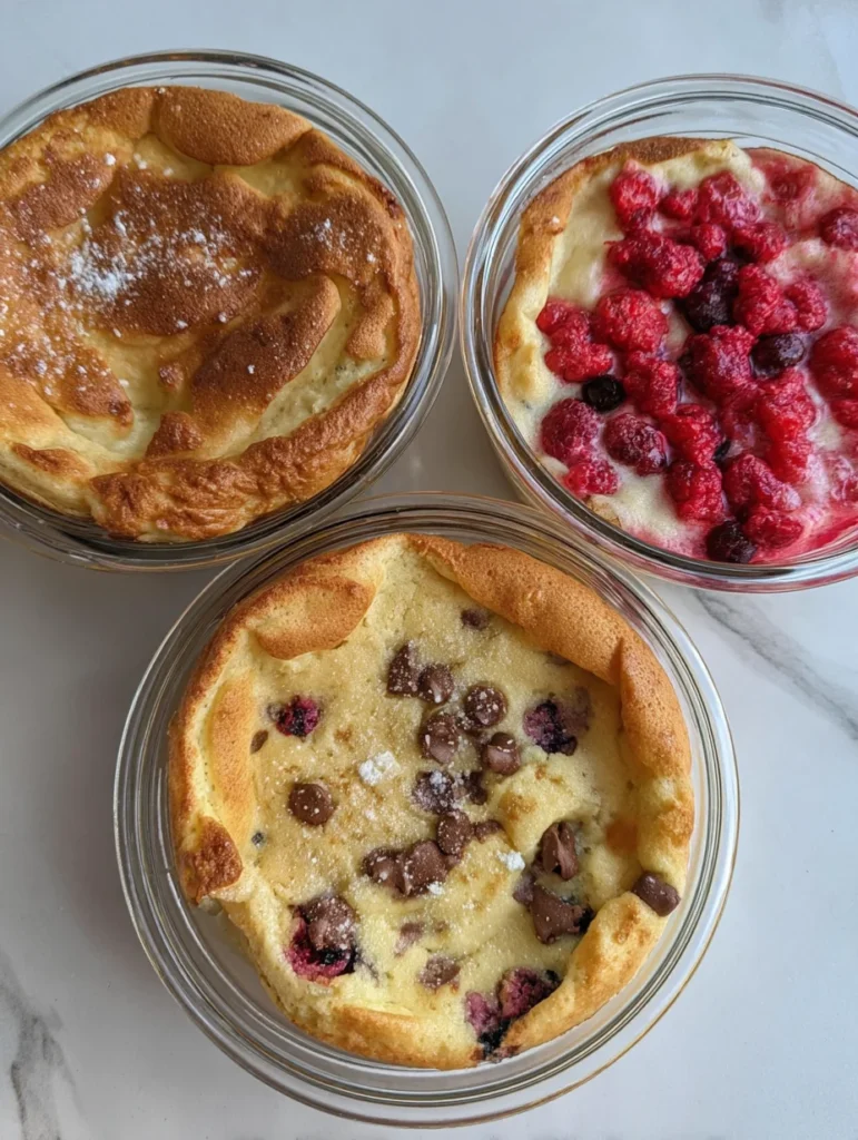 Baked Protein Pancake Bowls