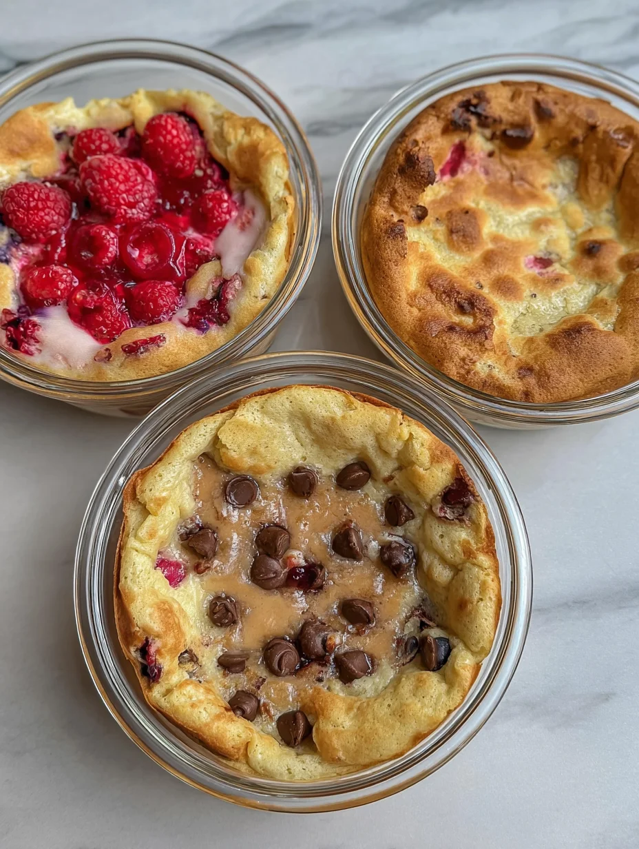 Baked Protein Pancake Bowls