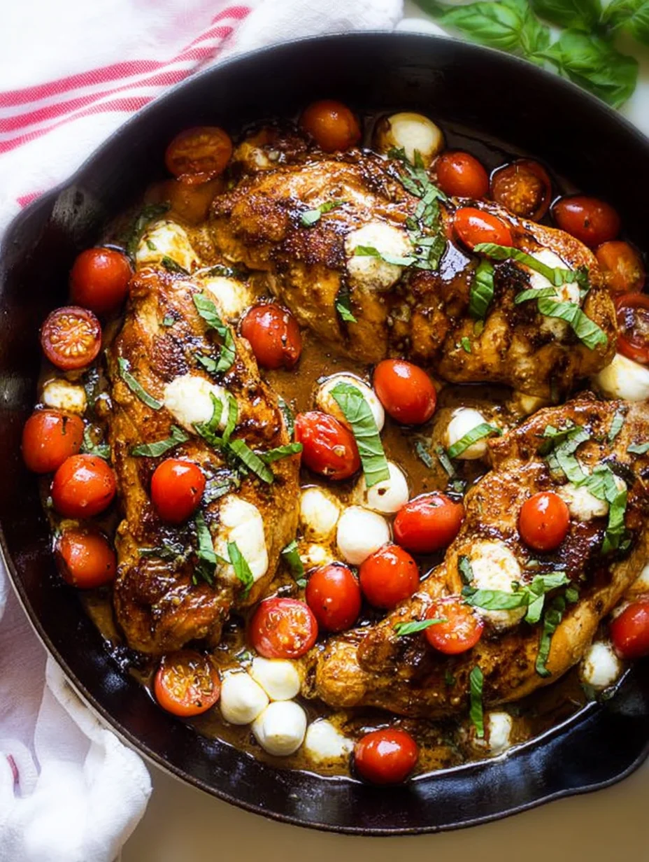 Balsamic Glazed One Pan Chicken