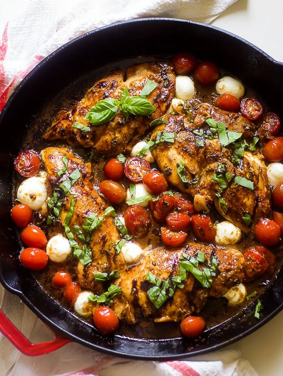 Balsamic Glazed One Pan Chicken