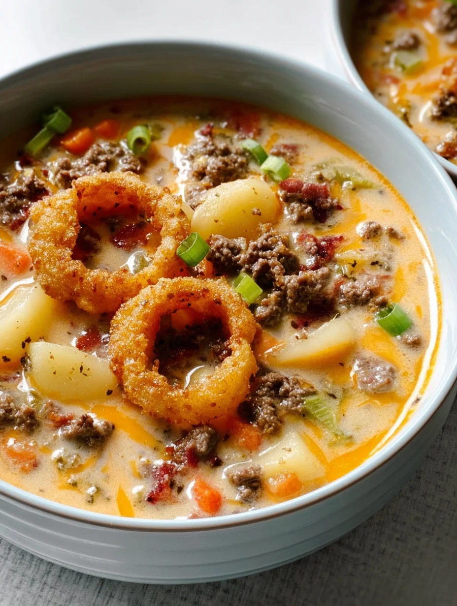 Cheeseburger Soup