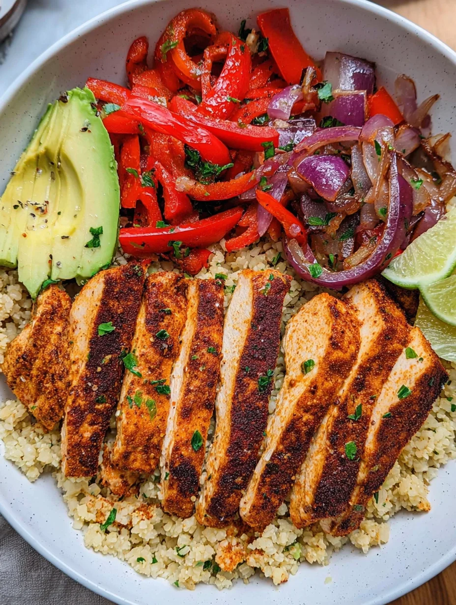 Chicken and Cauliflower Rice Bowls