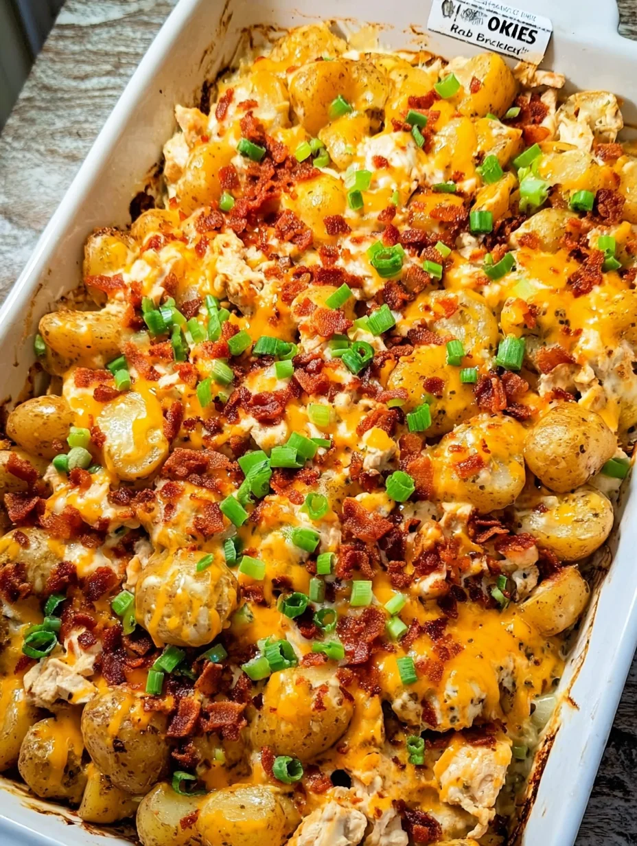 Chicken Bacon Ranch Casserole with Potatoes
