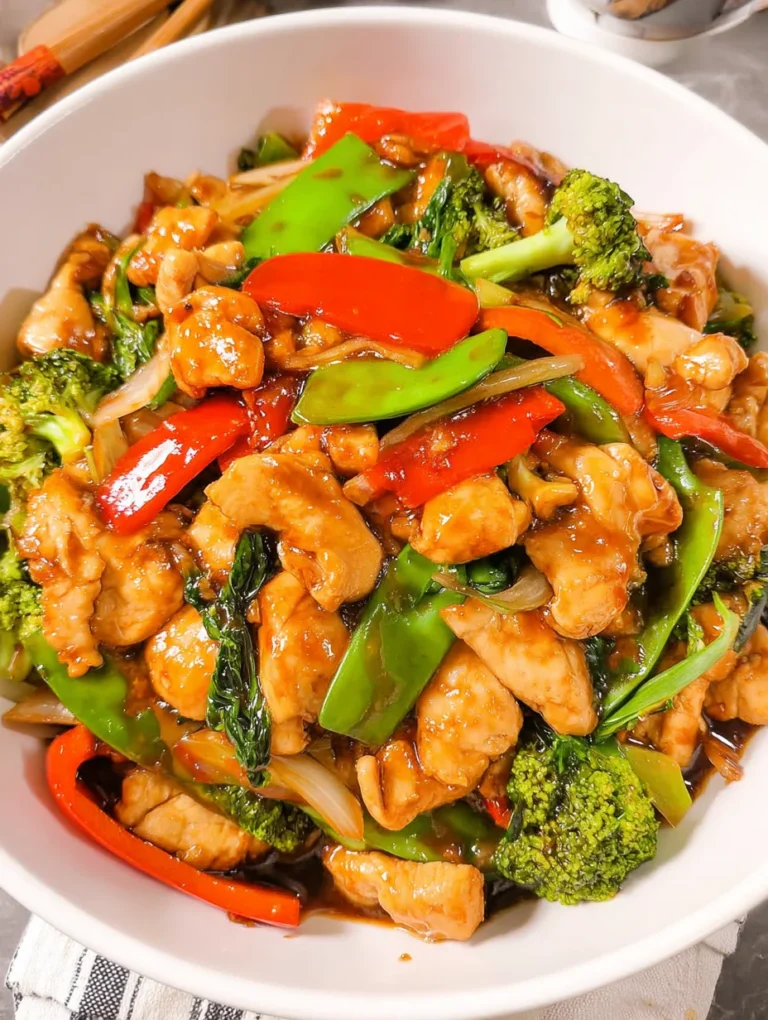 Chicken with Mixed Vegetable Stir Fry