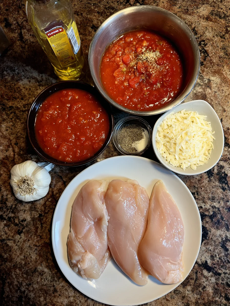Crockpot Chicken Parmesan Soup