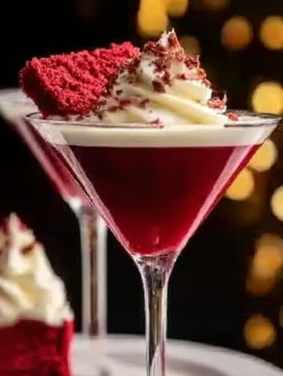 Decadent Red Velvet Martini