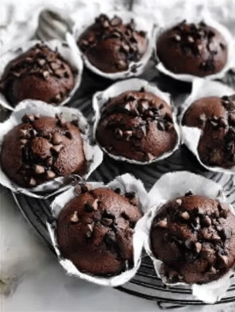 Double Chocolate Espresso Muffins