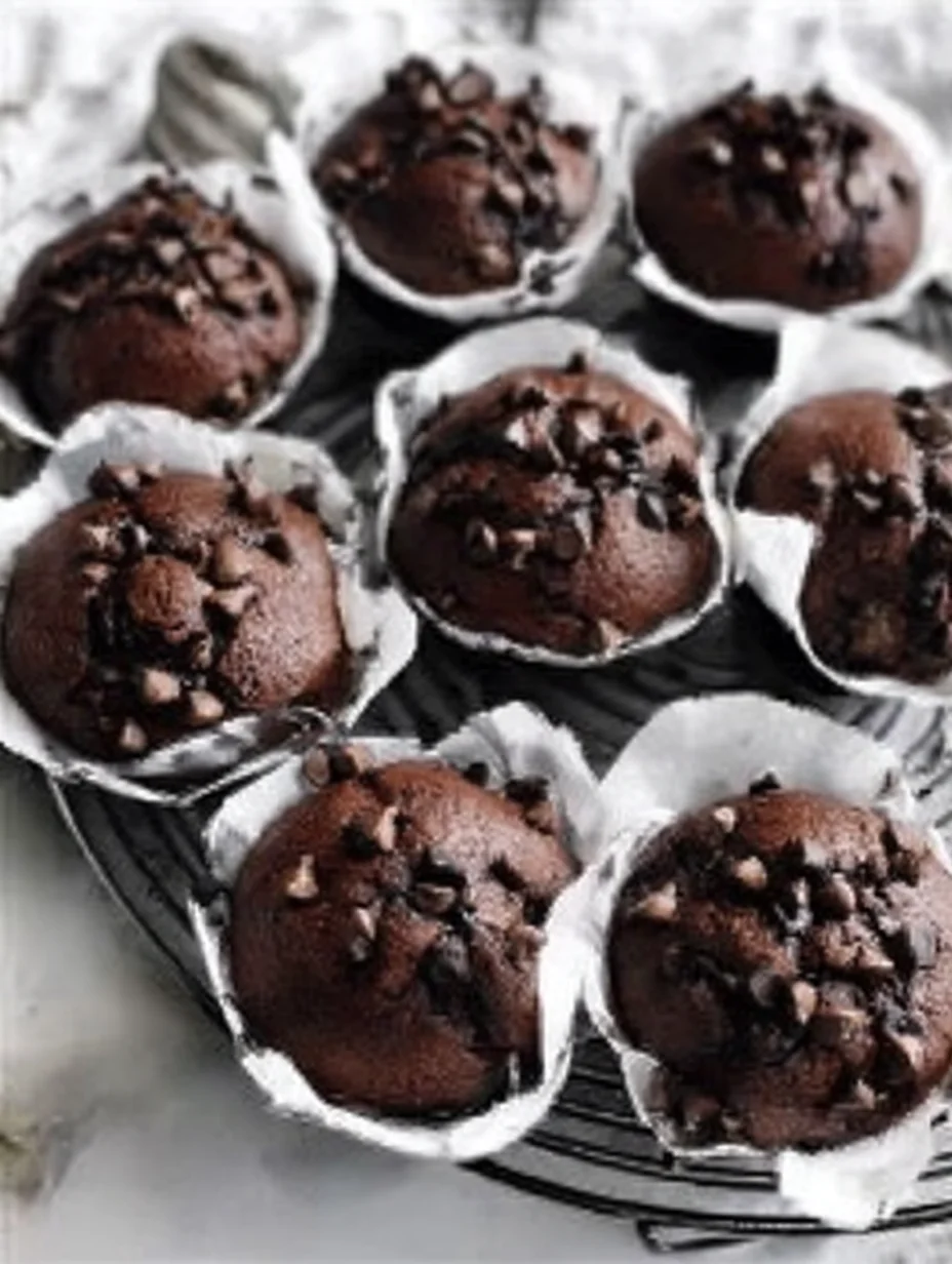 Double Chocolate Espresso Muffins
