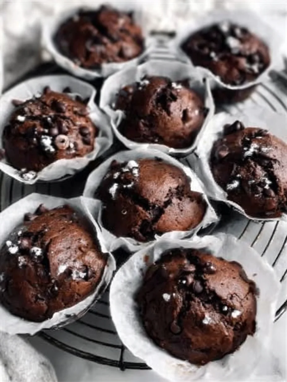 Double Chocolate Espresso Muffins