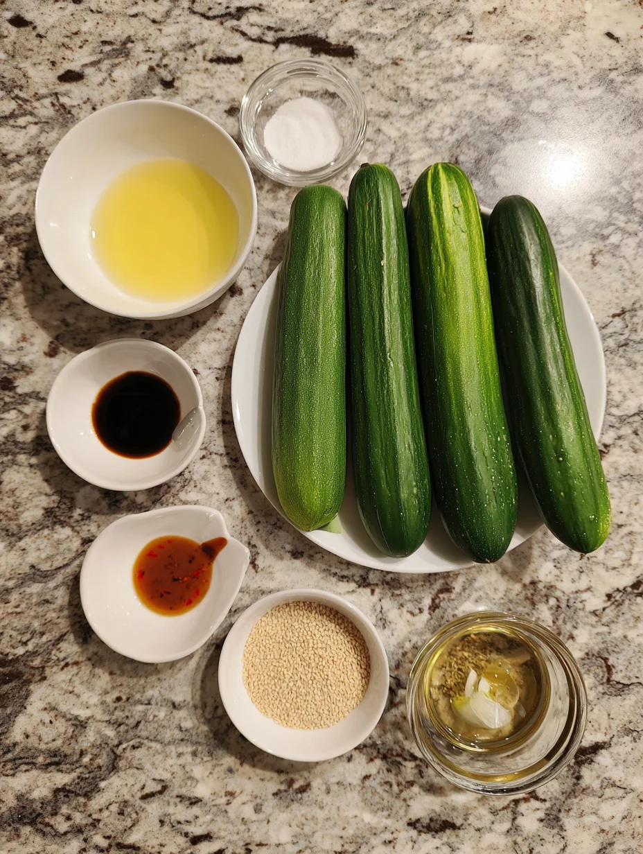 Easy Asian Cucumber Salad