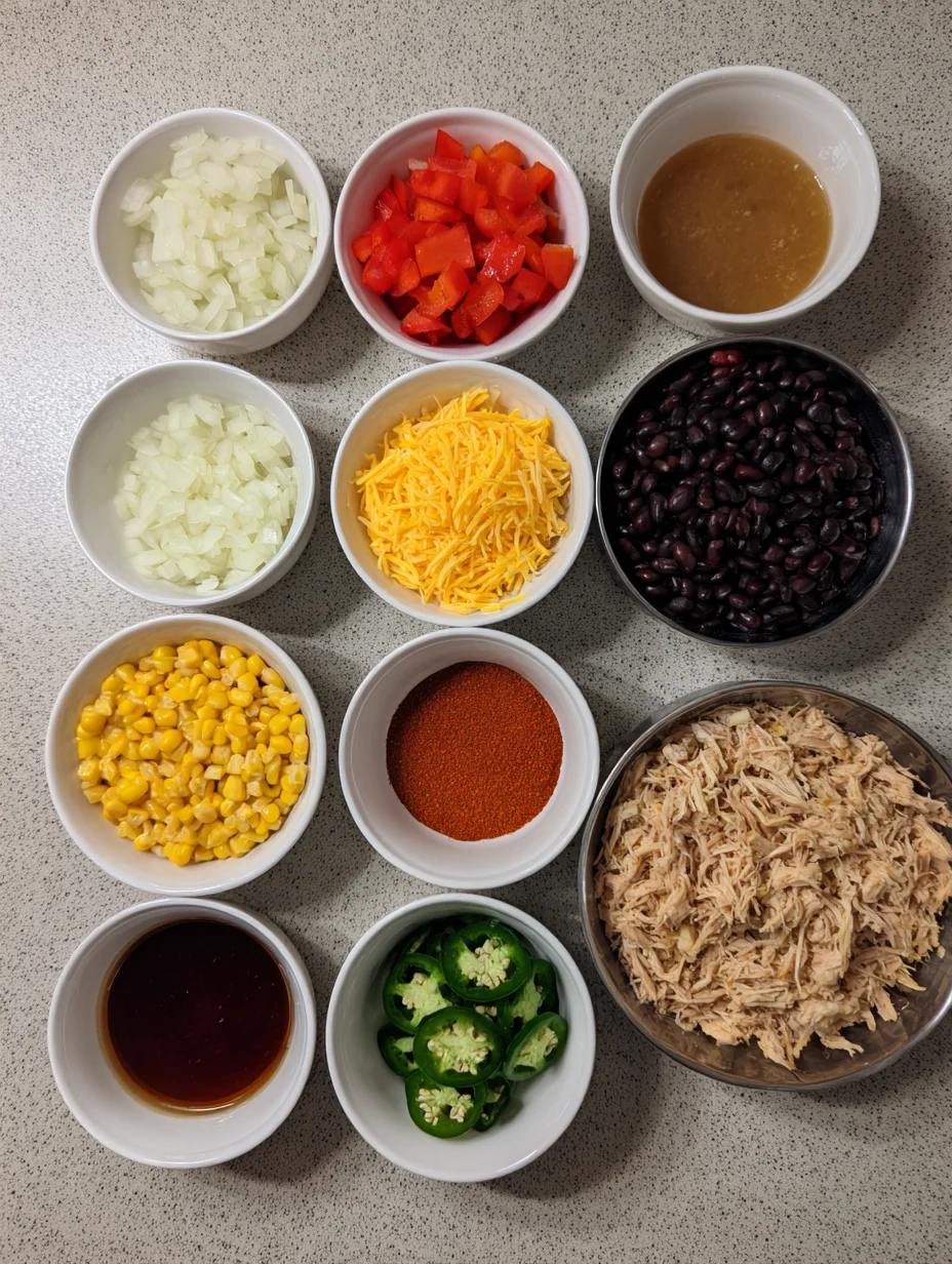 Easy Chicken Burrito Casserole