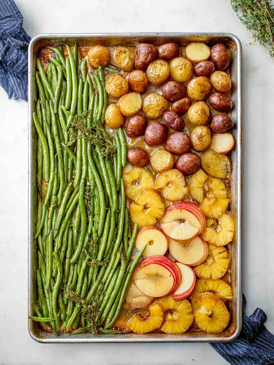 Easy Easter Dinner on a Sheet Pan