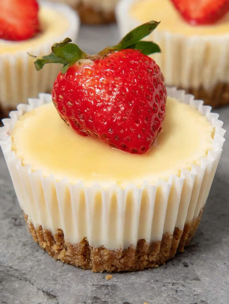 Easy Mini Cheesecakes