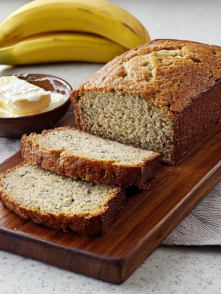 Easy Moist Banana Bread
