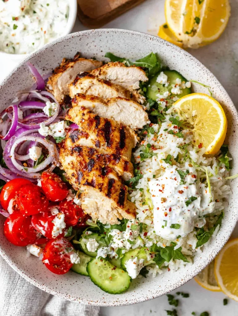 Greek Chicken Bowls