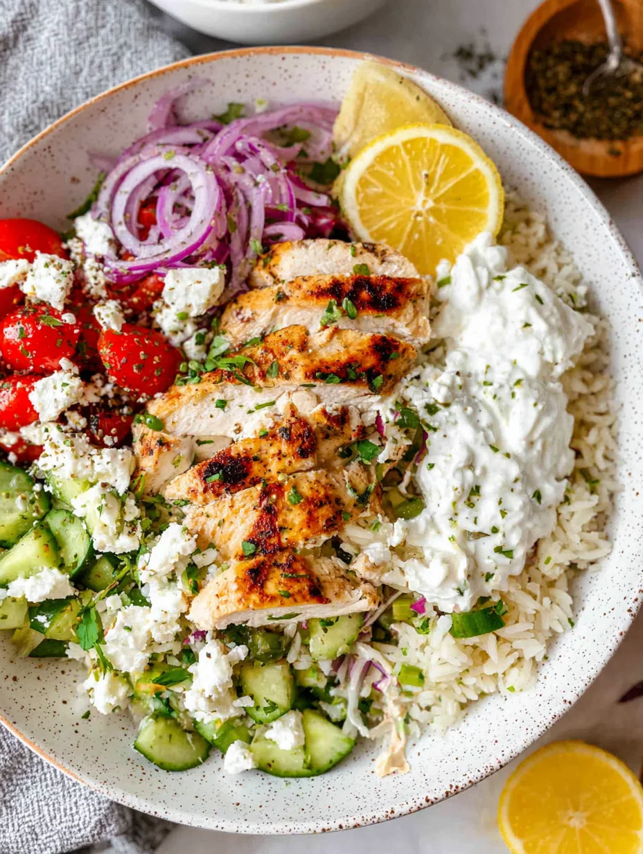 Greek Chicken Bowls