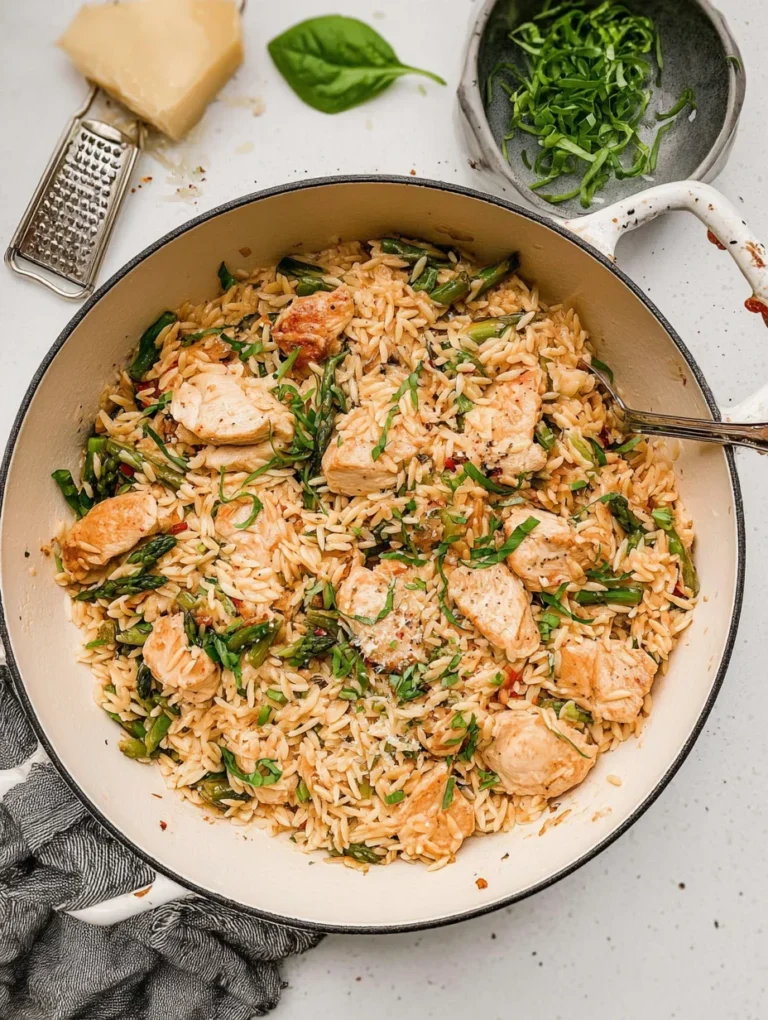 One Pot Chicken Orzo