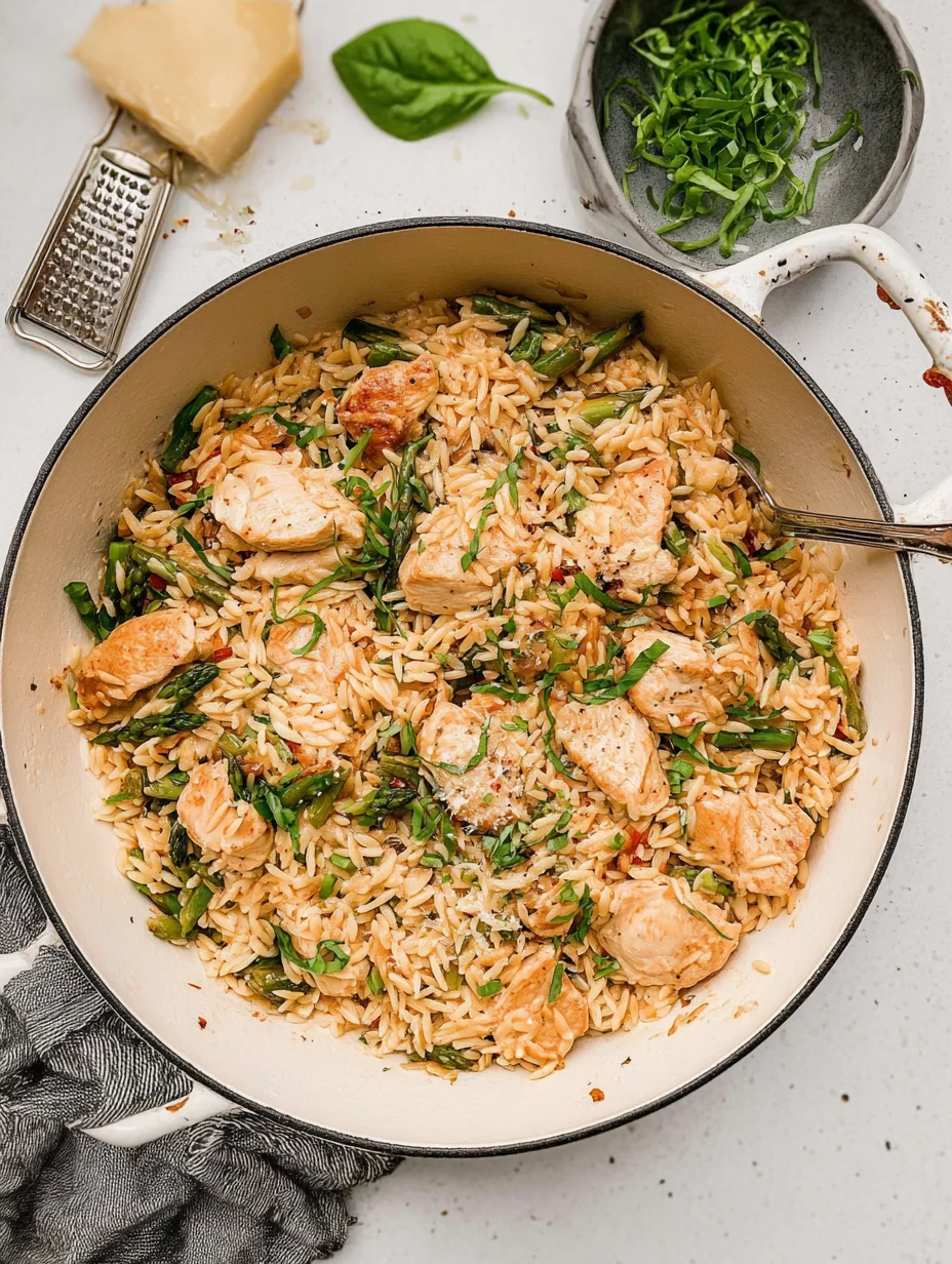 One Pot Chicken Orzo