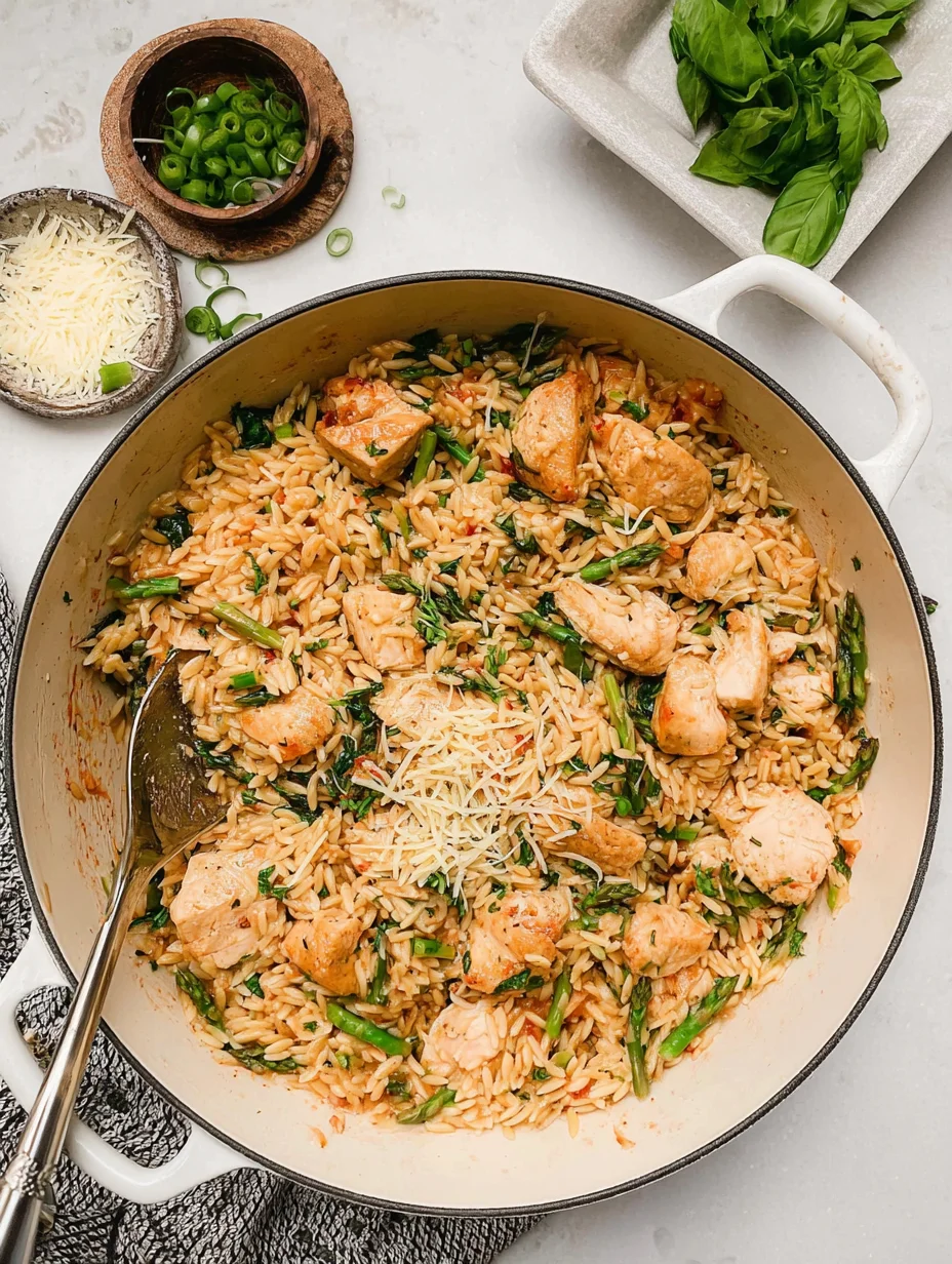 One Pot Chicken Orzo