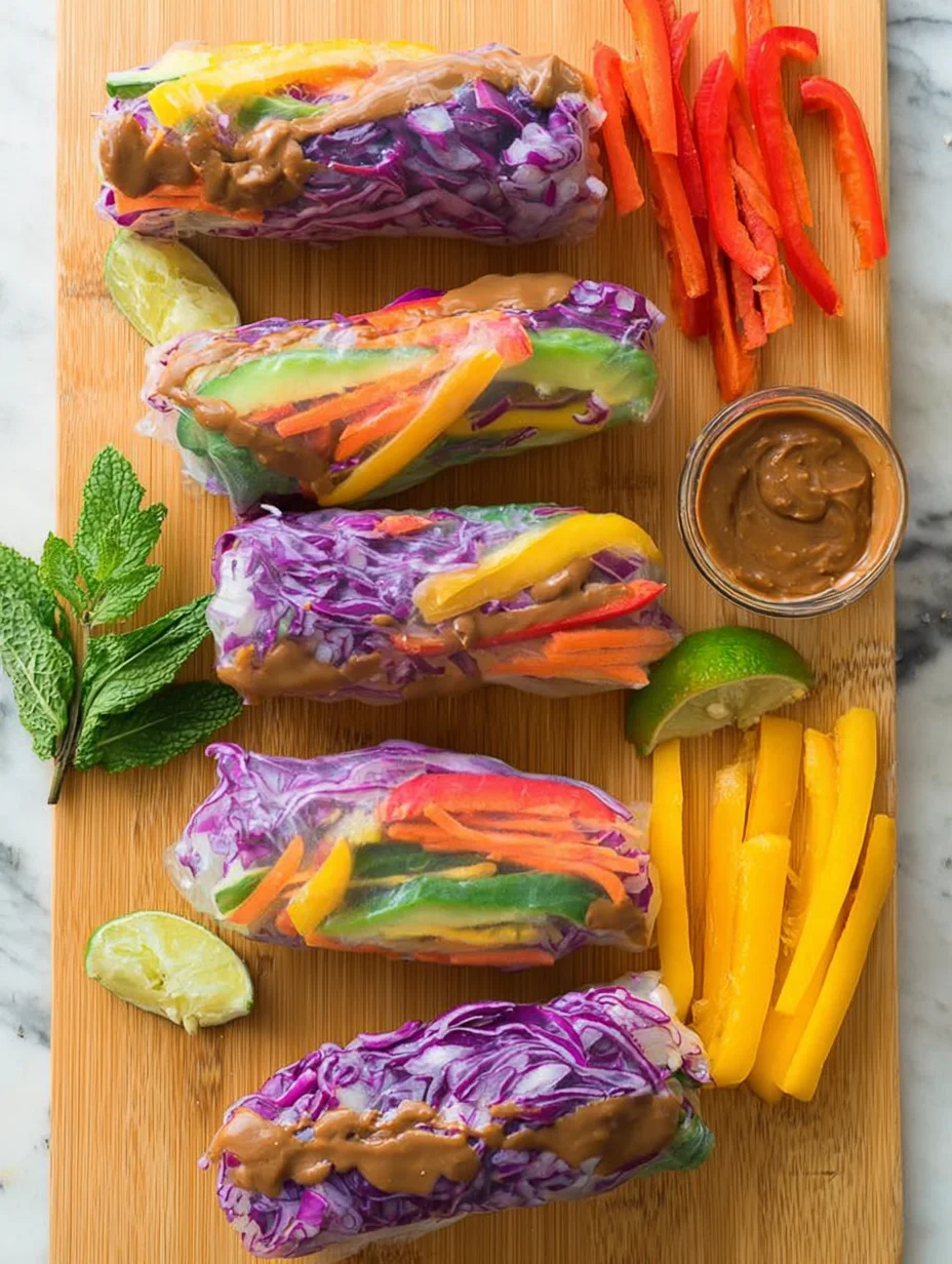 Rainbow Spring Rolls