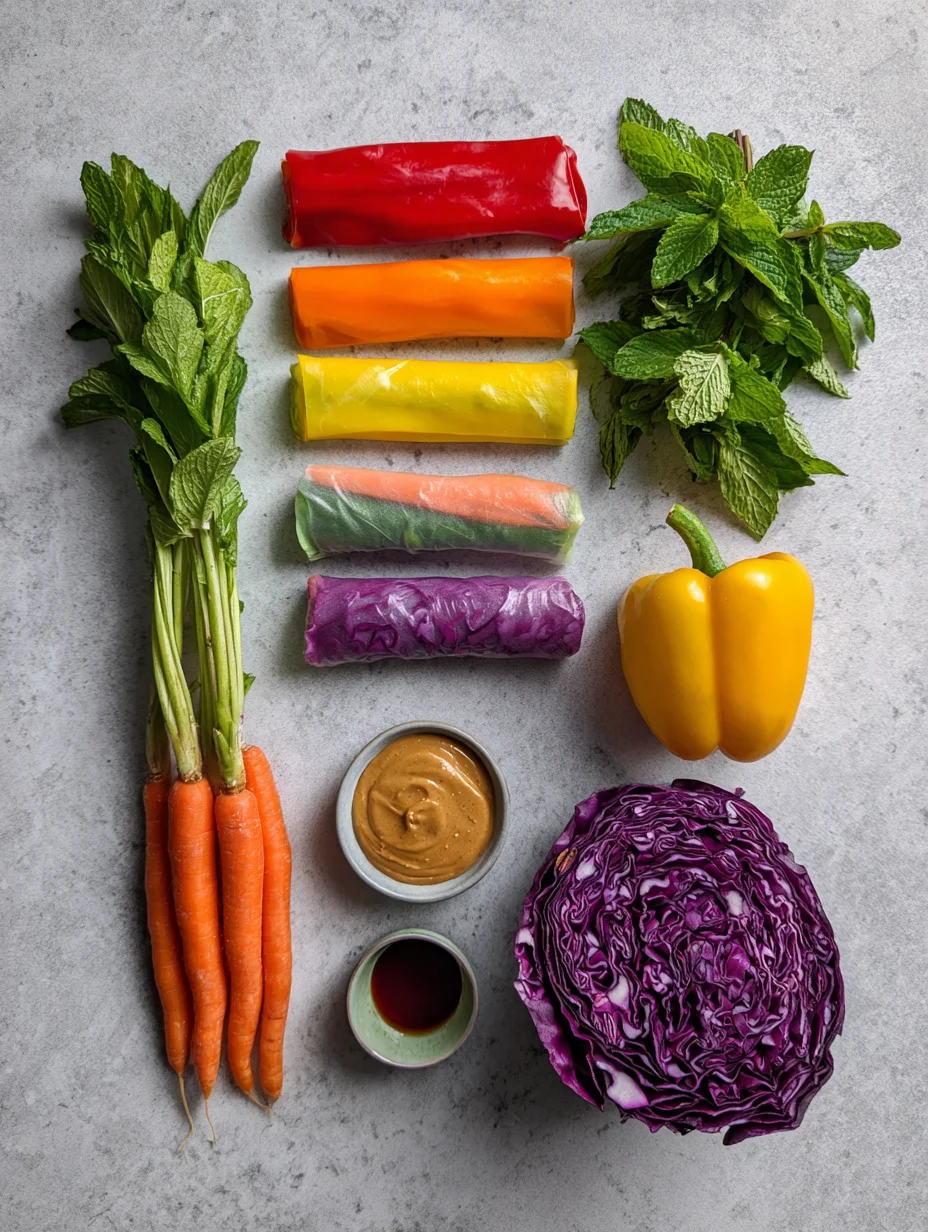 Rainbow Spring Rolls