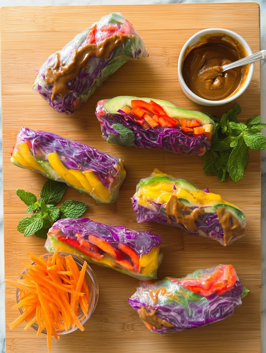 Rainbow Spring Rolls