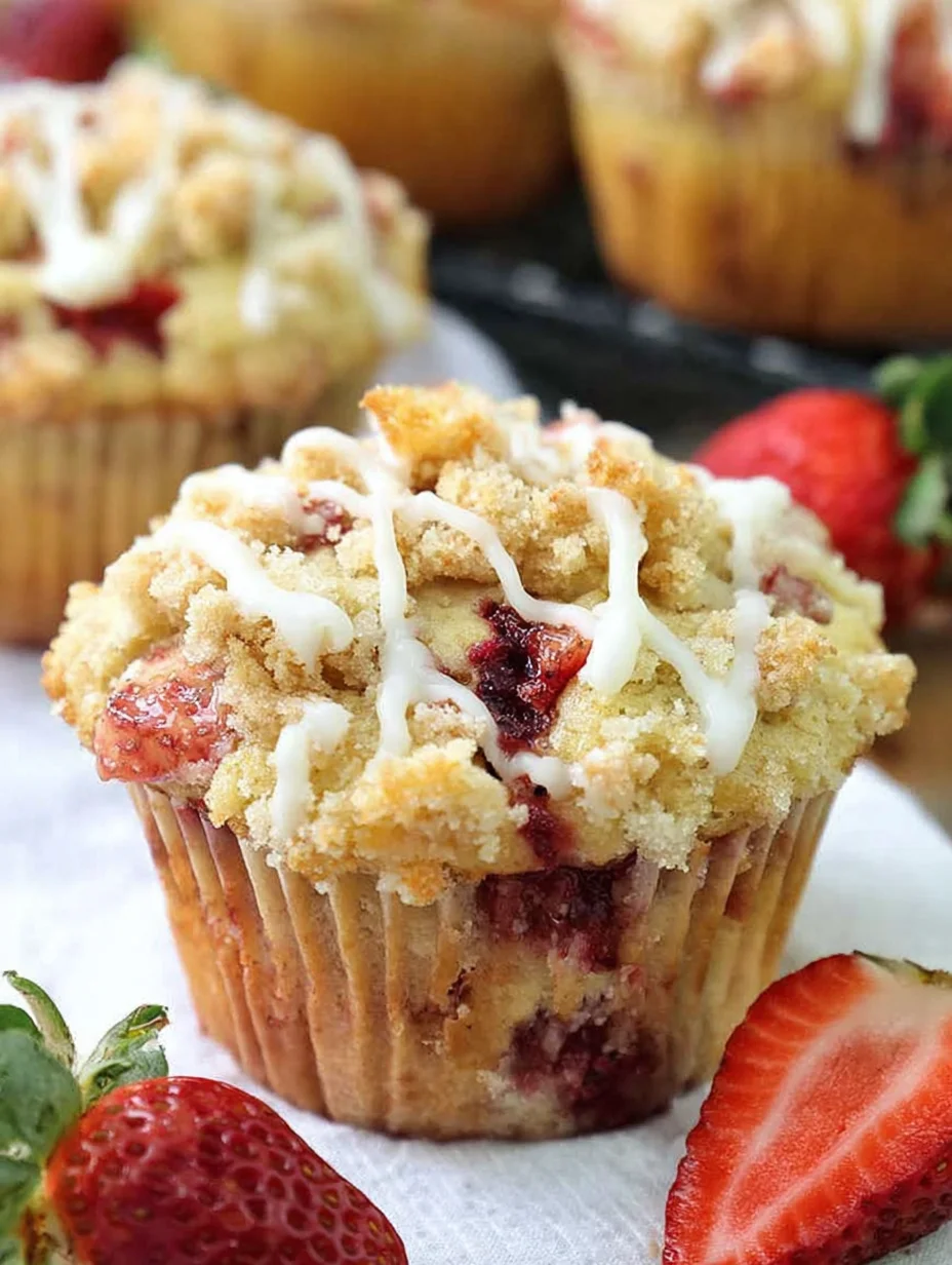 Strawberry Cream Cheese Muffins