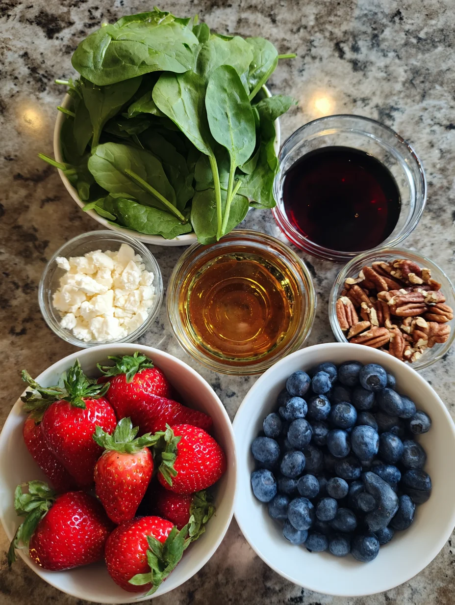 Strawberry Spinach Salad