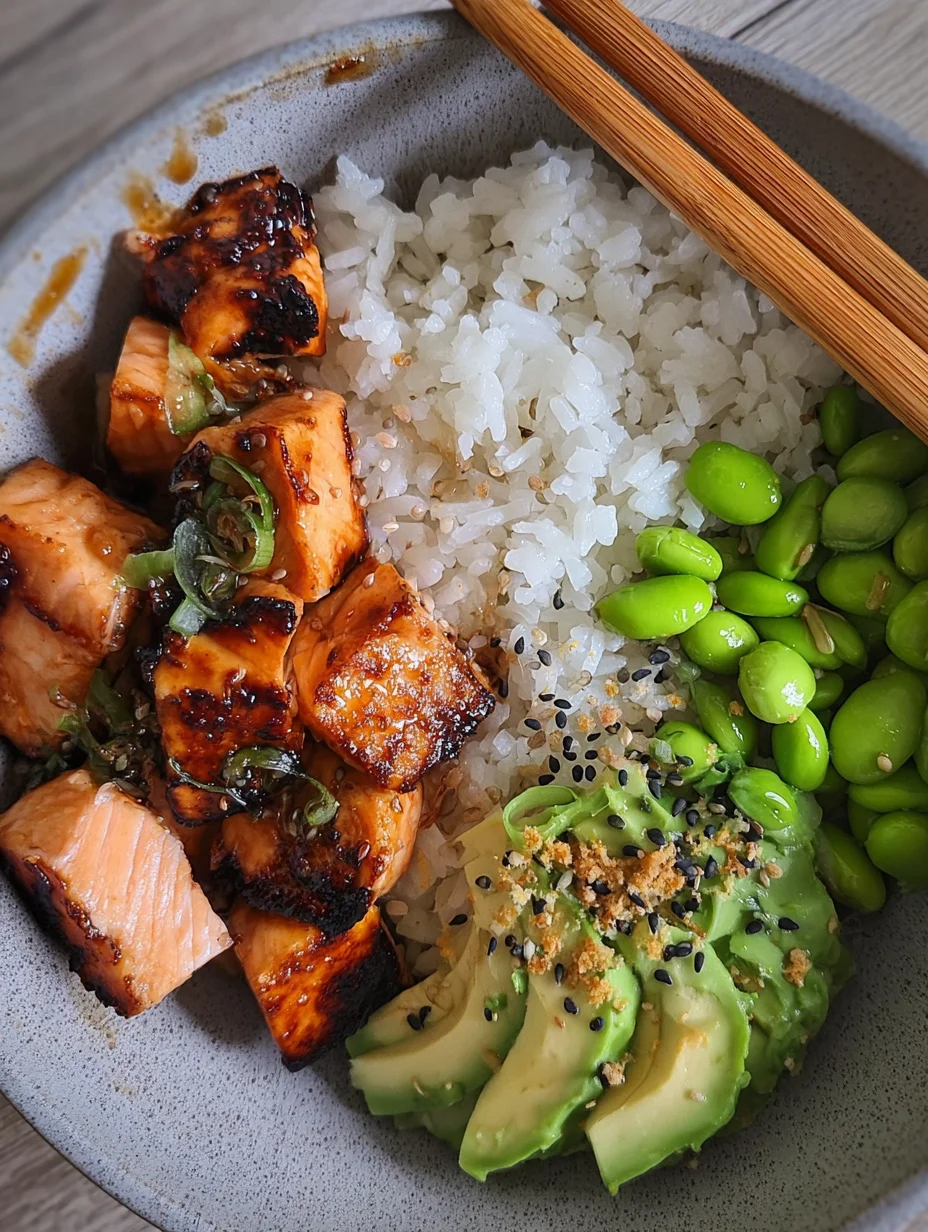 Teriyaki Salmon Sushi Bowl
