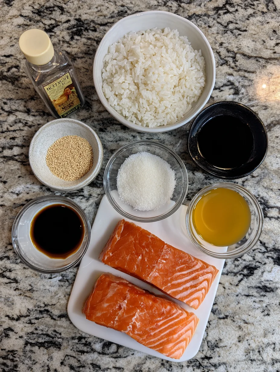Teriyaki Salmon Sushi Bowl