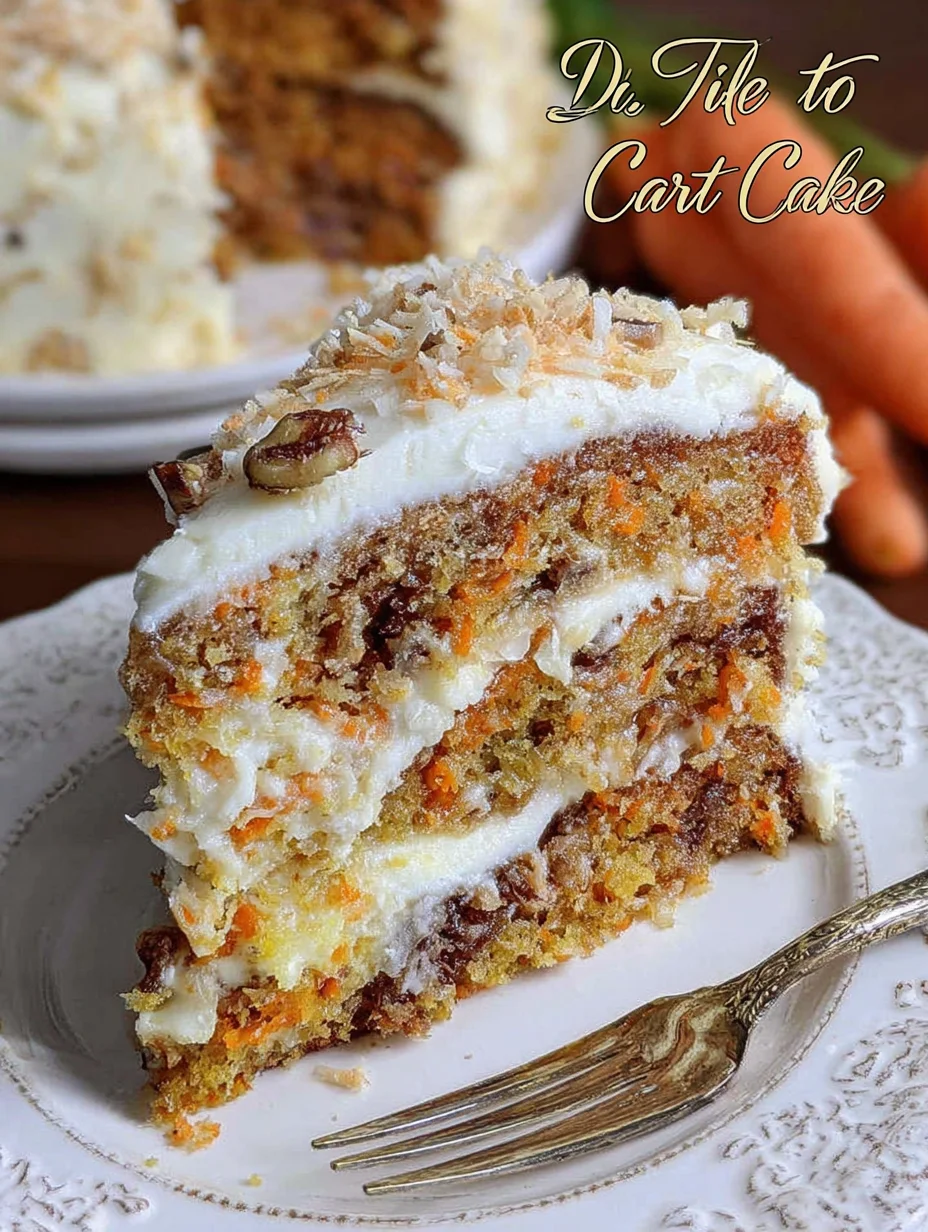 To Die For Carrot Cake