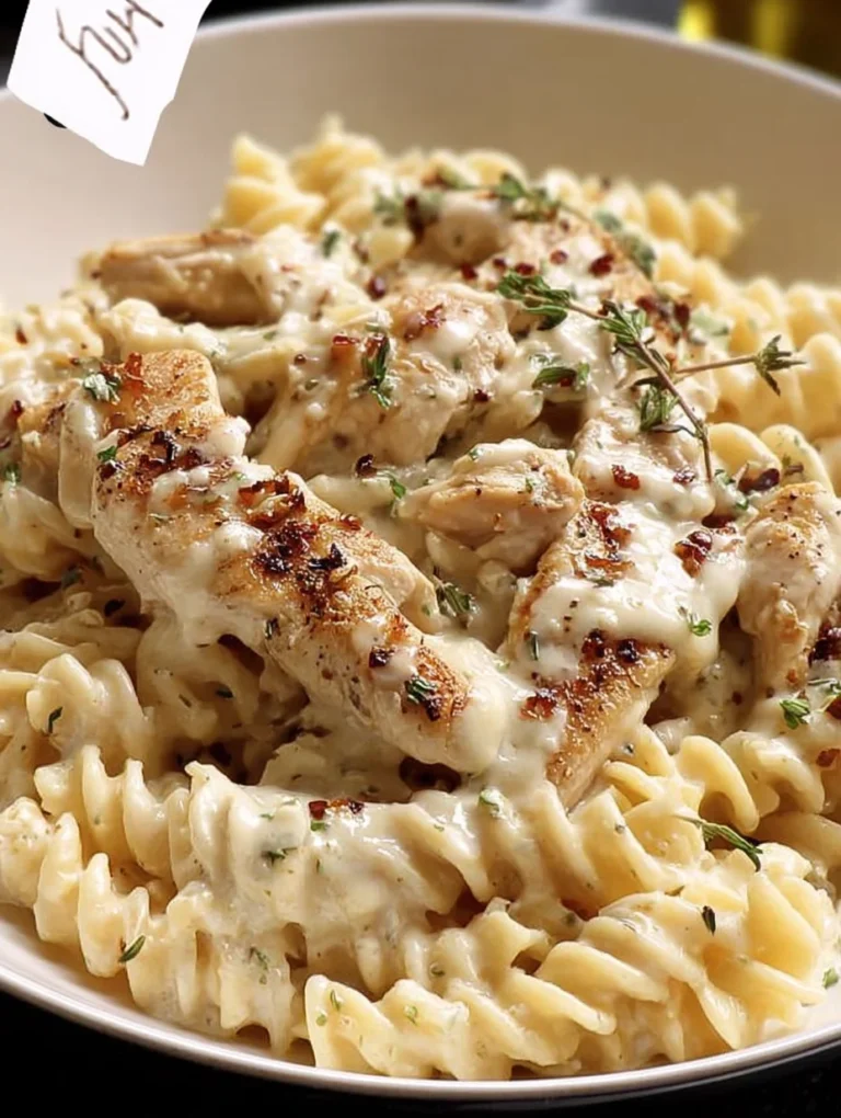White Cheddar Chicken Pasta