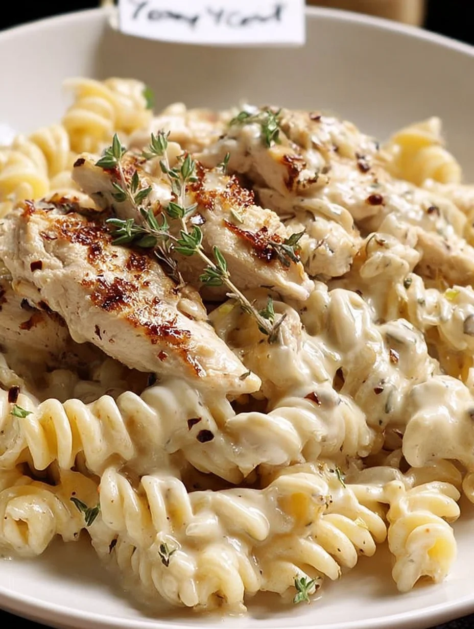 White Cheddar Chicken Pasta