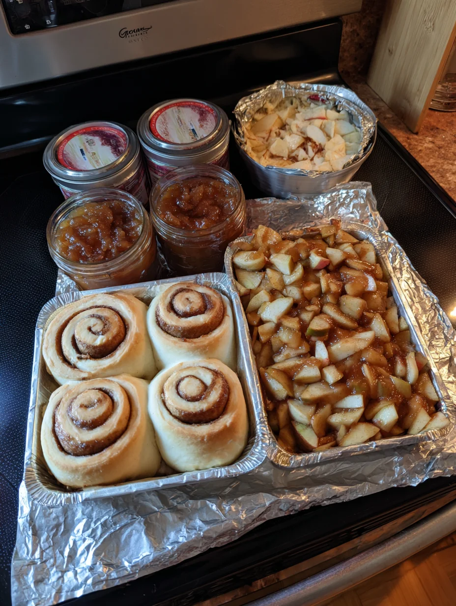 2 Ingredient Apple Cinnamon Roll Bake