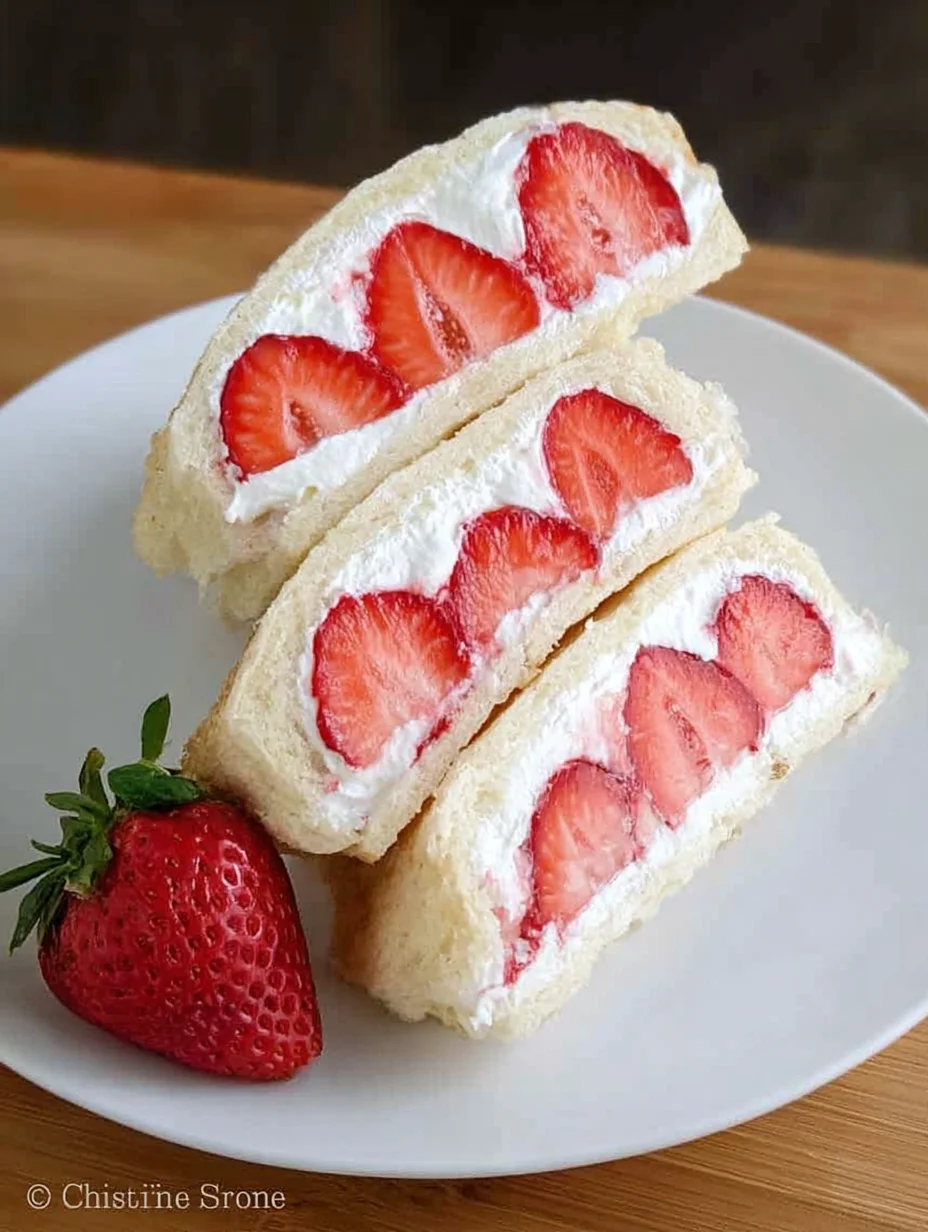 4-ingredient Strawberry Sando