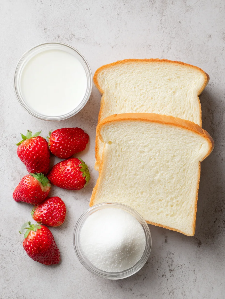 4-ingredient Strawberry Sando