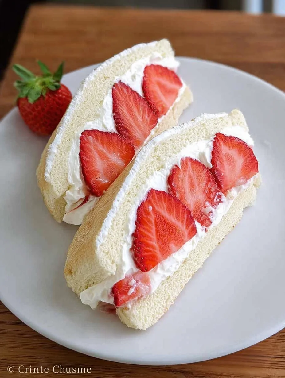 4-ingredient Strawberry Sando