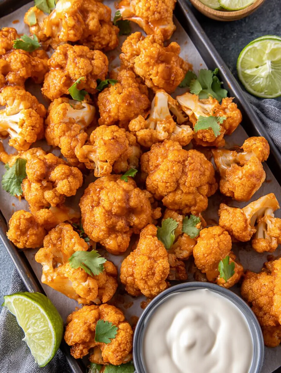 Air Fryer Buffalo Cauliflower