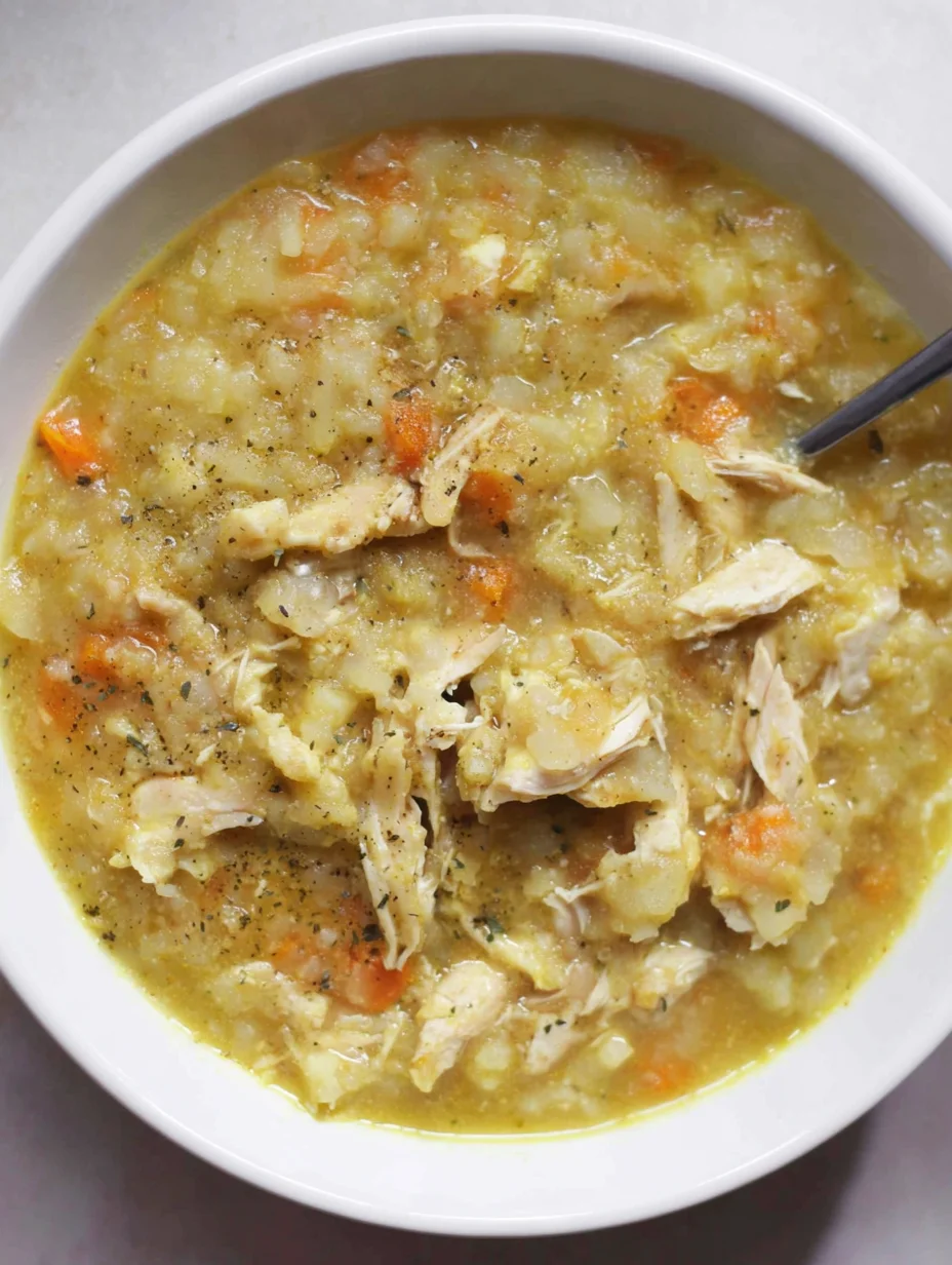 Anti-Inflammatory Cauliflower Chicken Soup