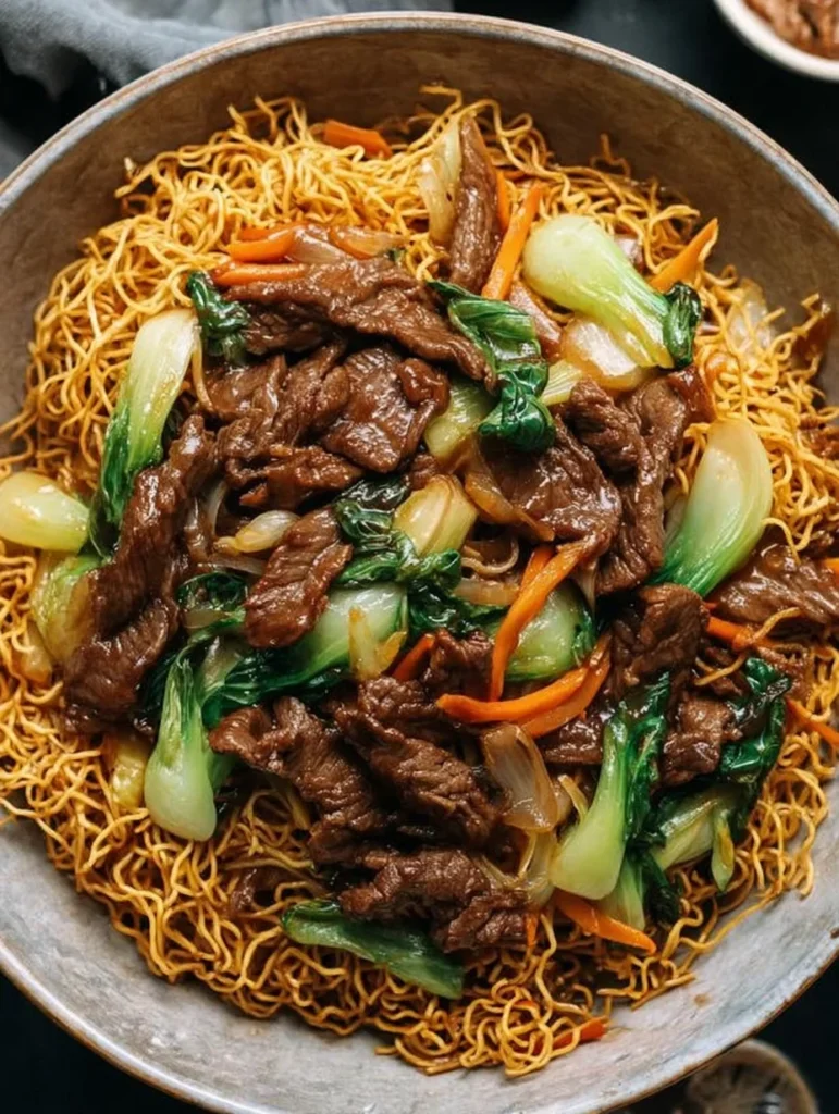 Beef Pan-Fried Noodles