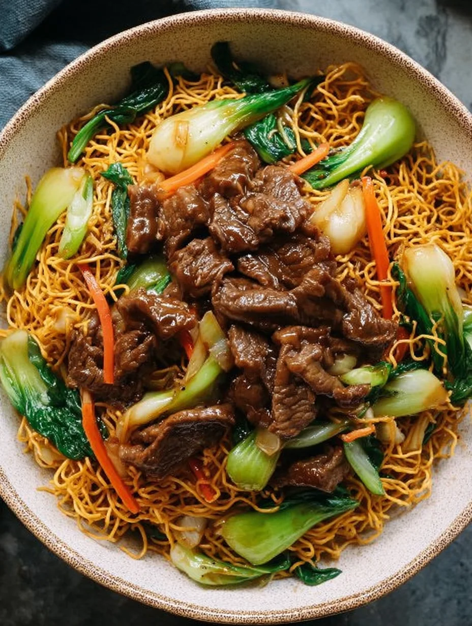 Beef Pan-Fried Noodles