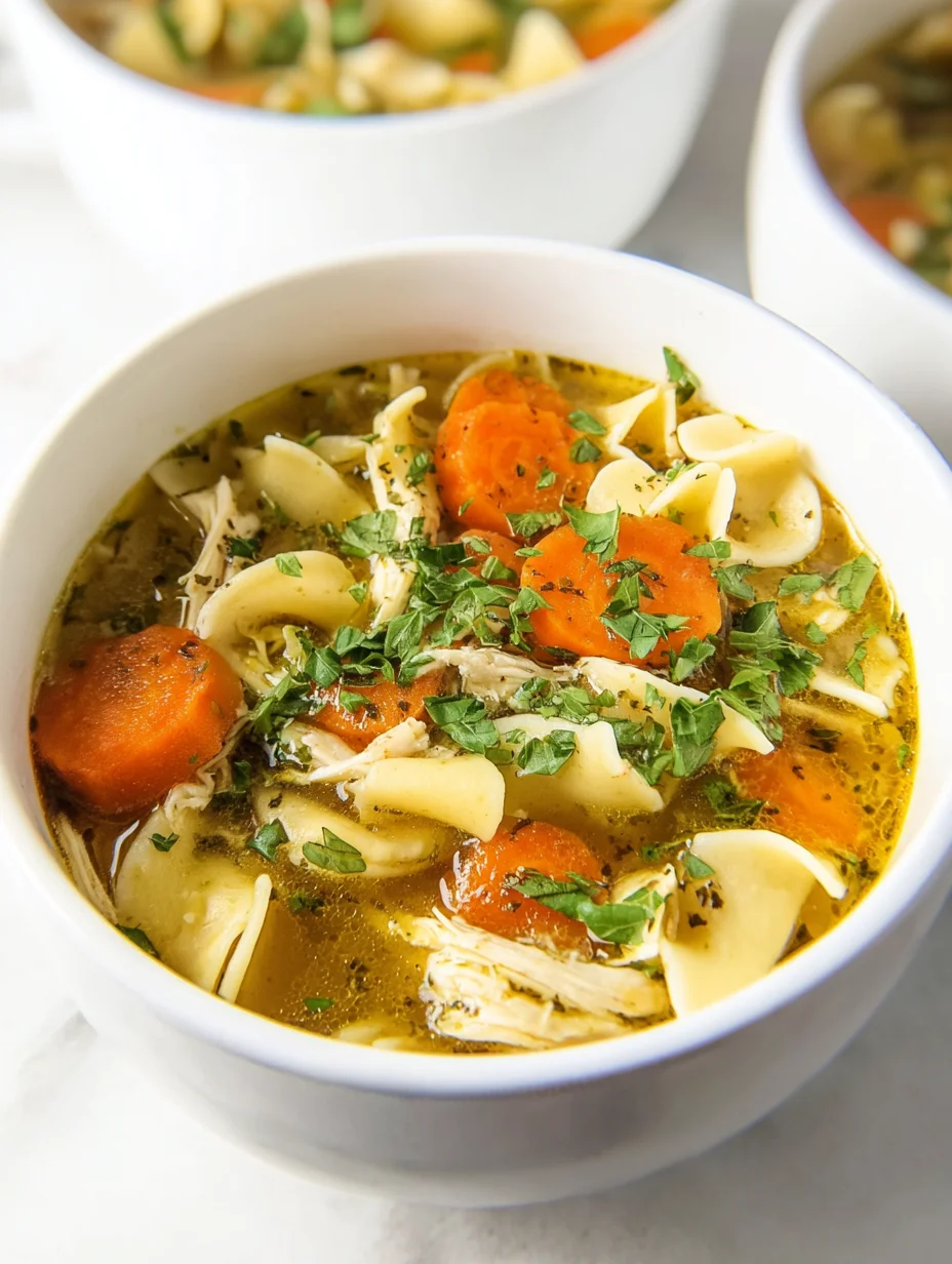 Best Chicken Noodle Soup with Egg Noodles