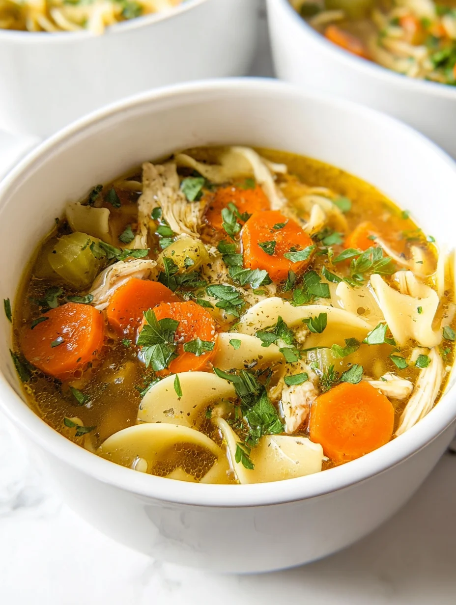 Best Chicken Noodle Soup with Egg Noodles