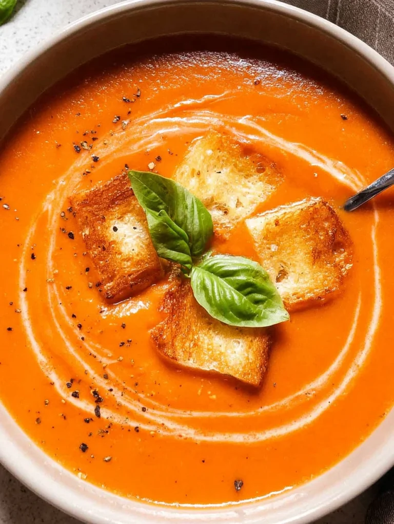 Best Homemade Tomato Soup