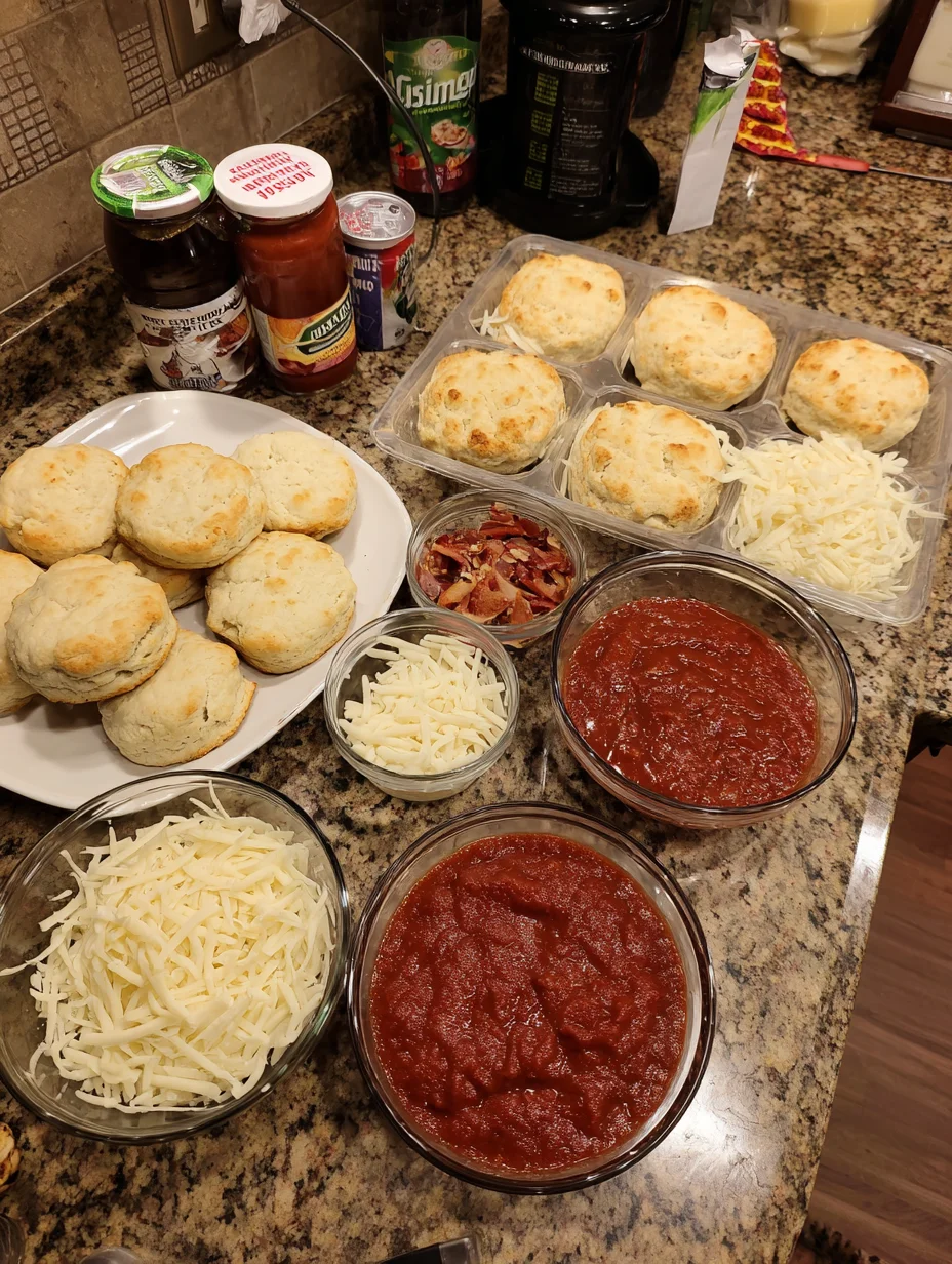 Bubble Up Biscuit Pizza Casserole